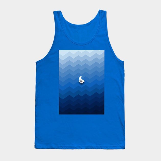 Lone drifter Tank Top by Delfis